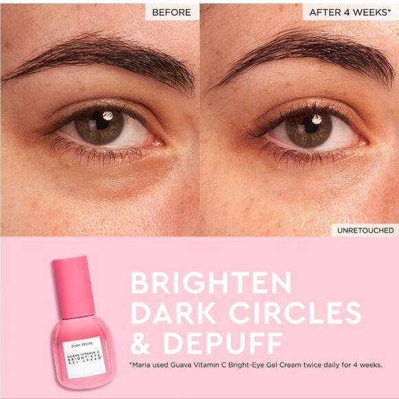 GLOW RECIPE GUAVA BRIGHT EYES VITAMIN C GEL CREAM For Dark Circles - Picture 4 of 12